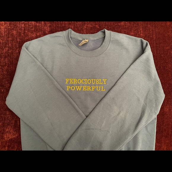 Sweatshirt (brand new) with company logo, Ferociously Powerful - Picture 4 of 4